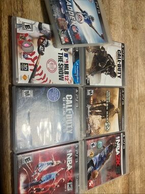 Assorted PS3 Video Games Bundle - Black Covers